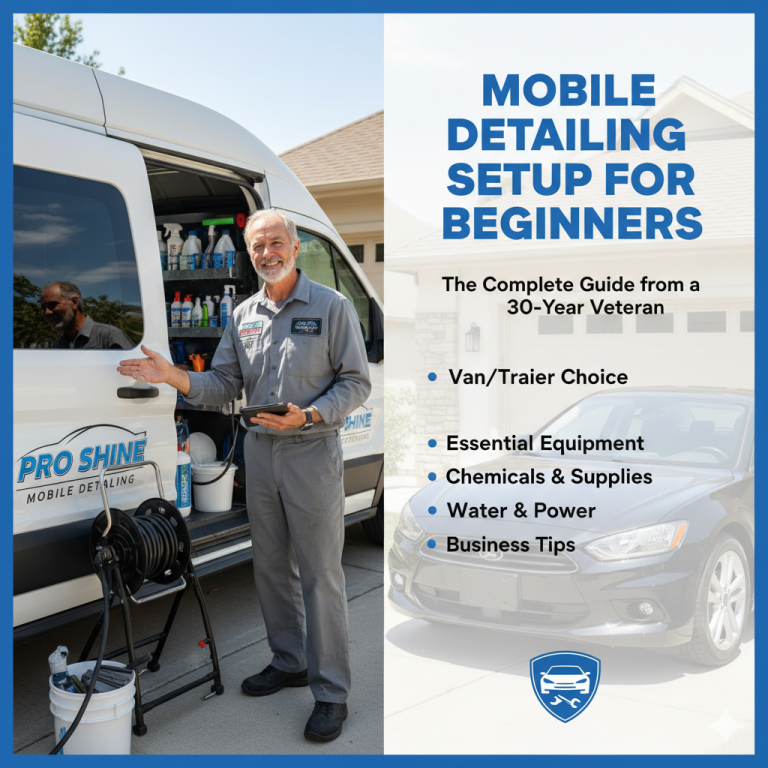 Mobile Detailing Setup for Beginners: The Complete Guide from a 30-Year ...